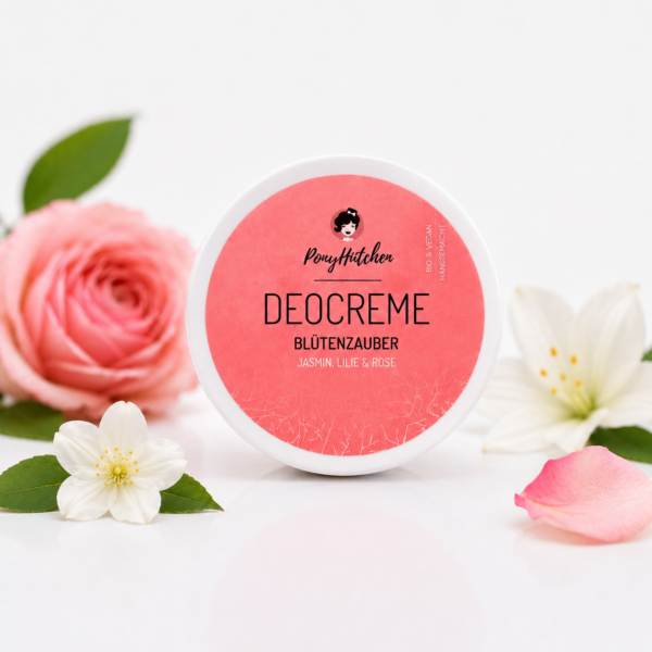 PonyHütchen Deocreme Blütenzauber 50 ml mit Jasmin, Lilie und Rose