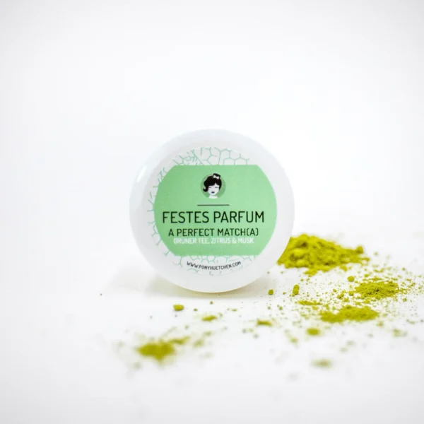 PonyHütchen Festes Parfum A Perfect Match(a) mit grünem Tee und Zitrus 12 ml